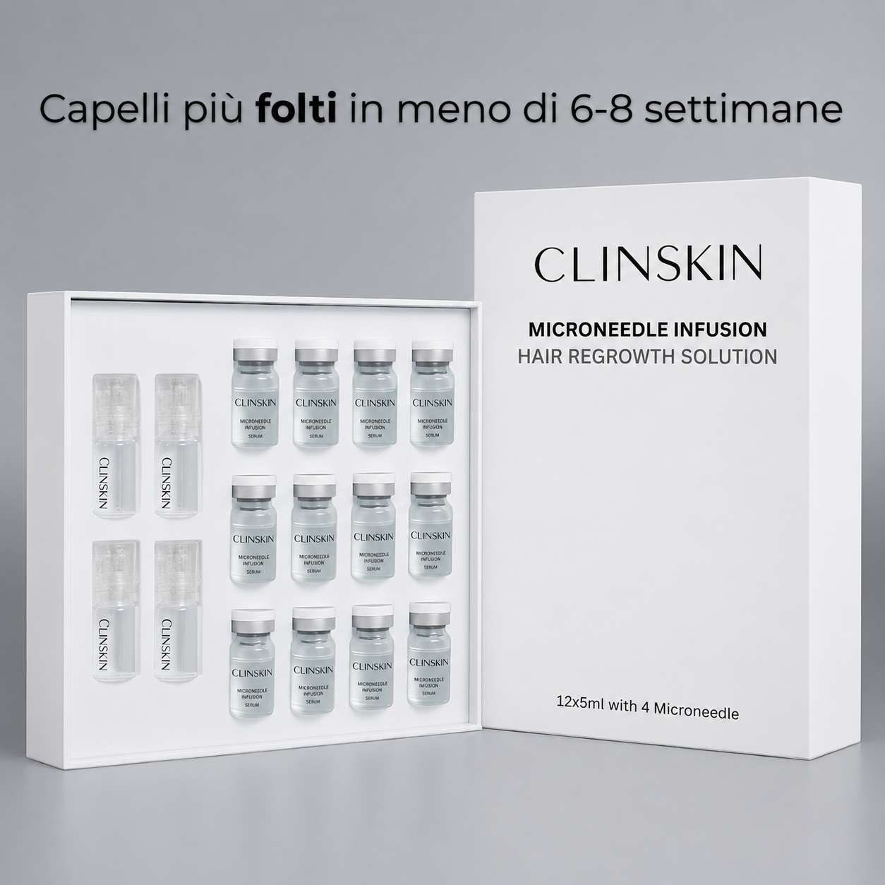 Sistema di micro-infusione per la ricrescita dei capelli di ClinSkin