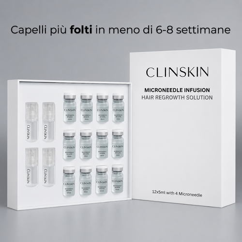 Sistema di micro-infusione per la ricrescita dei capelli di ClinSkin