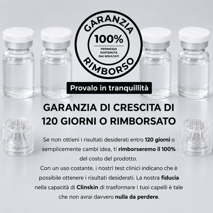 Sistema di micro-infusione per la ricrescita dei capelli di ClinSkin