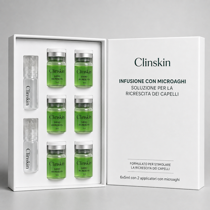 Sistema di micro-infusione per la ricrescita dei capelli di ClinSkin