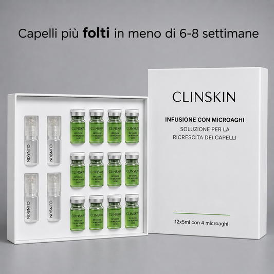 Sistema di micro-infusione per la ricrescita dei capelli di ClinSkin