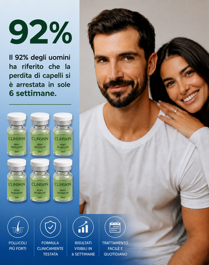 Sistema di micro-infusione per la ricrescita dei capelli di ClinSkin