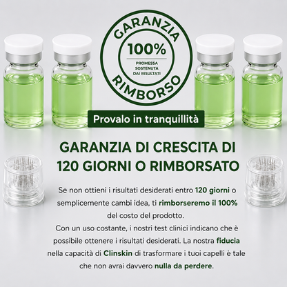 Sistema di micro-infusione per la ricrescita dei capelli di ClinSkin